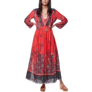 Free people maxi dress XS